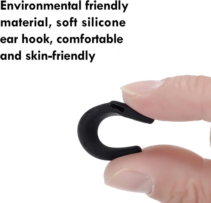 topstart Store 20 Pairs Eye Glasses Ear Grippers, Anti-Slip Glass Ear Hook Comfort Silicone Eyeglasses Ear Cushion for Behind the Ear for Glasses Sunglasses Reading Glasses Retainers for Kids Adults - Image 3